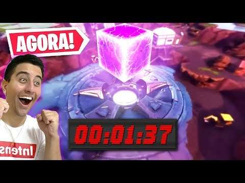 COMEÇOU Novo Evento Ao Vivo no Lago do Fortnite! EVENTO DO CUBO GIGANTE AGORA!