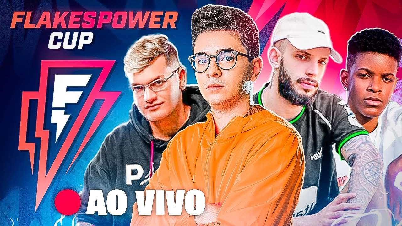 FINAL AO VIVO! FLAKES POWER CUP DE FORTNITE!