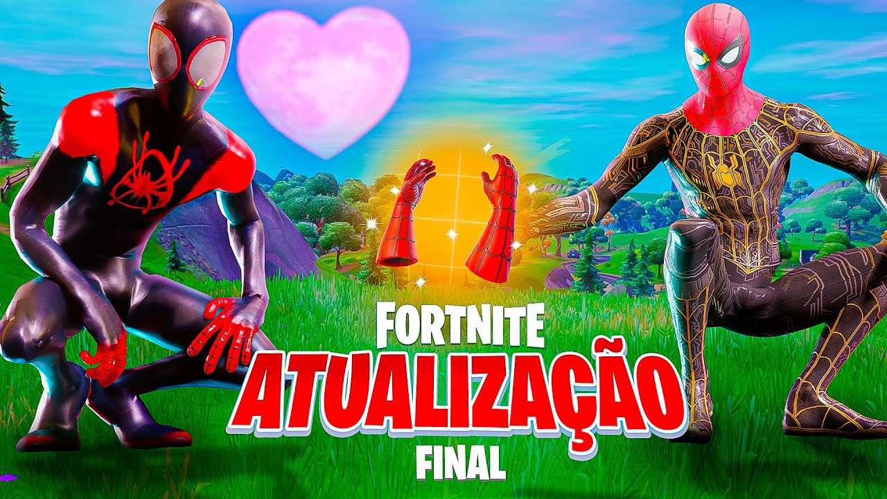 ATUALIZAÇÃO do HOMEM ARANHA! Atualização 19.40 CHEGOU! Fortnite