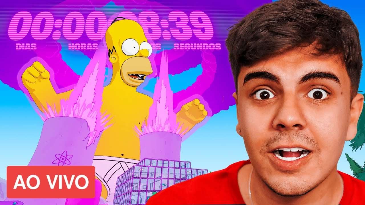 🔴 TEMPORADA DO SIMPSONS TÁ ACABANDO! BORA CONVERSAR!