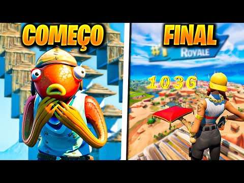 VIRANDO PRO PLAYER DE FORTNITE EM 1 VIDEO!