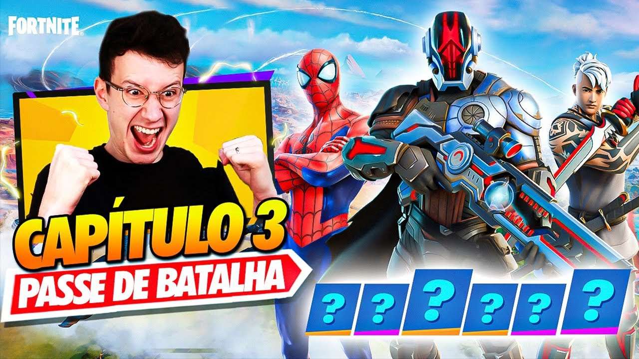 PASSE DE BATALHA COMPLETO DO CAPÍTULO 3 TEMPORADA 1 - FORTNITE