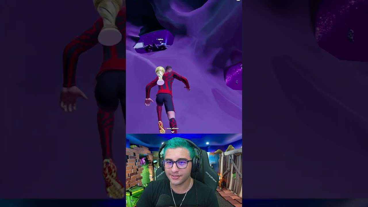 TRAVEI O EVENTO AO VIVO FINAL DO FORTNITE CAPITULO 3 #shorts