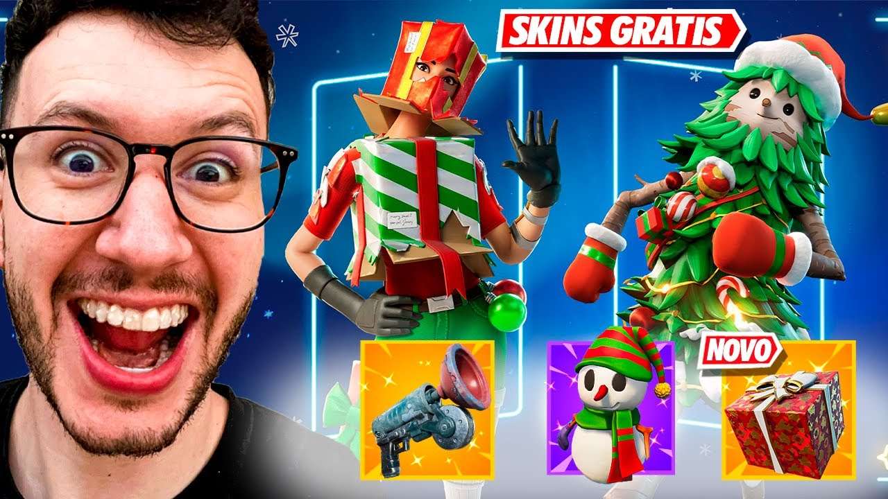 COMEÇOU!! EVENTO DE NATAL NO FORTNITE!!