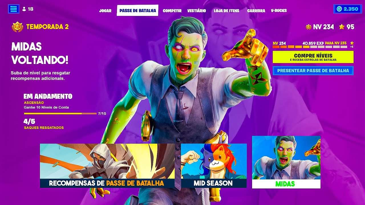 Bem Vindo MIDAS de VOLTA na TEMPORADA 2