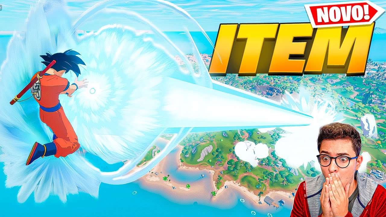 O GOKU CHEGOU AO FORTNITE! *Dragon Ball*