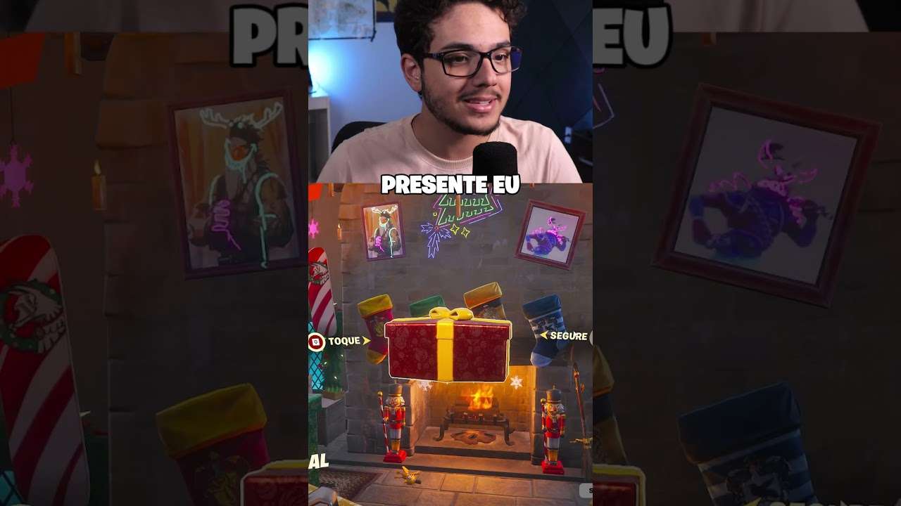 Abrindo PRESENTES do Fortnite...