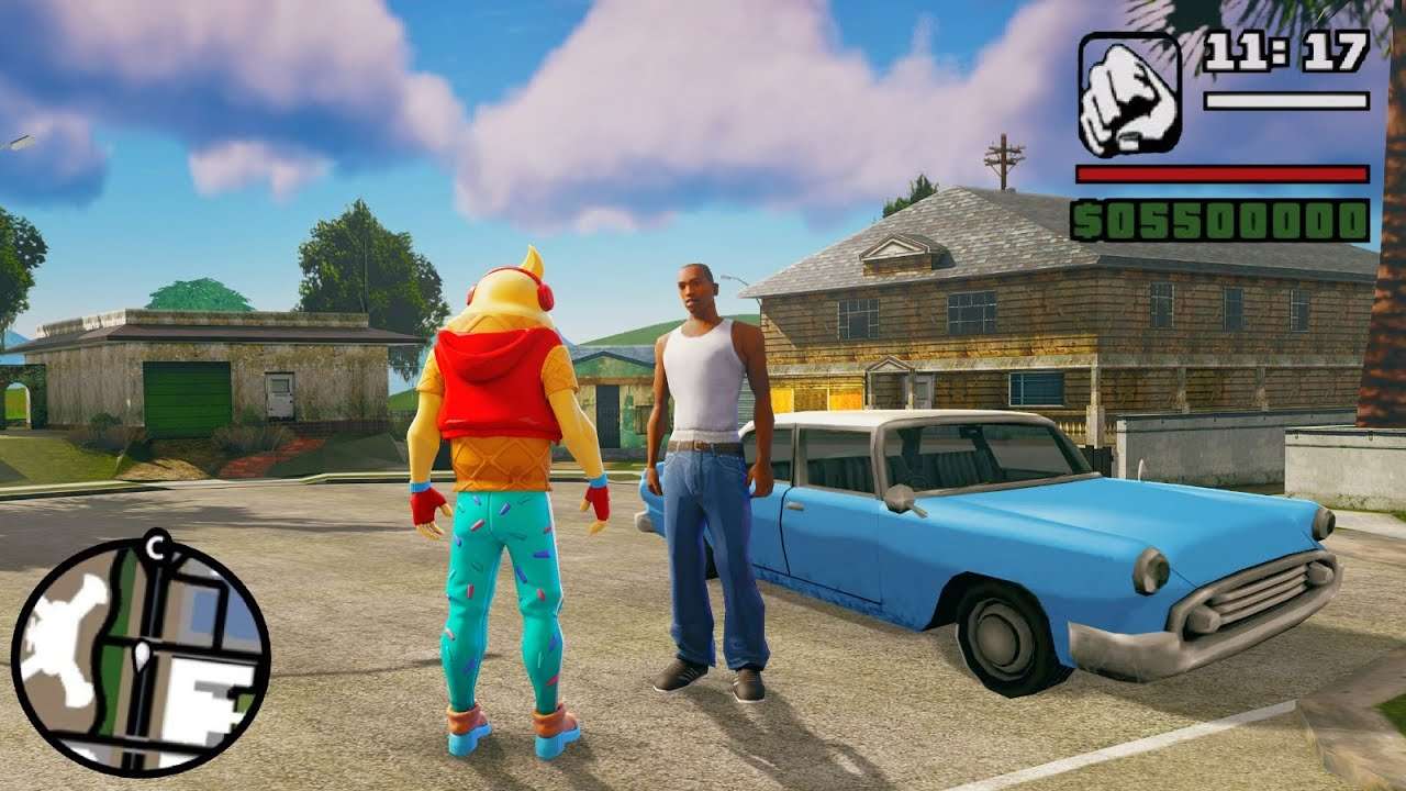 NÃO ACREDITO... GTA X FORTNITE?!