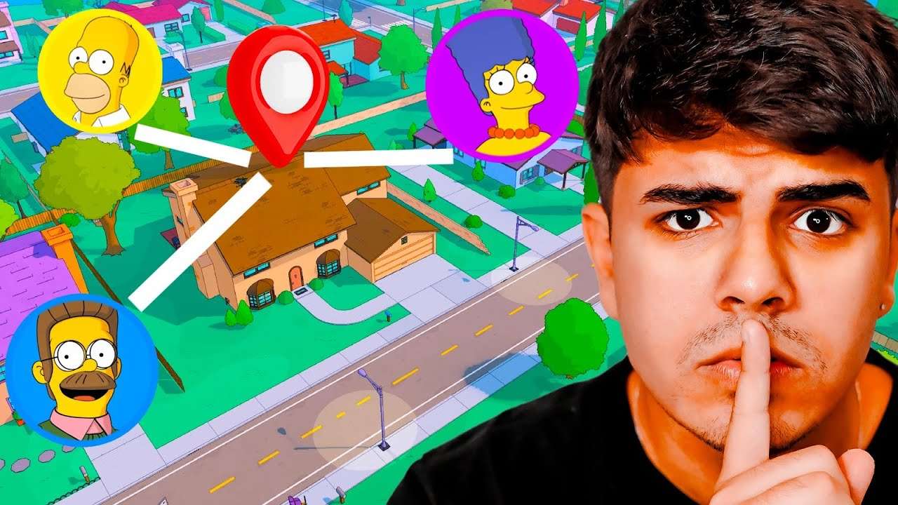 ESCONDE ESCONDE GEOGUESS no FORTNITE X SIMPSONS!