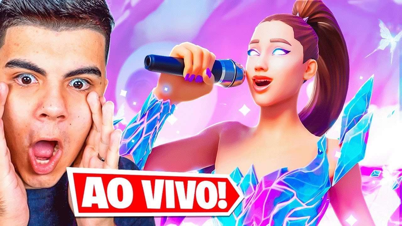 COMEÇOU!! 🔴 EVENTO AO VIVO DA ARIANA GRANDE AGORA NO FORTNITE