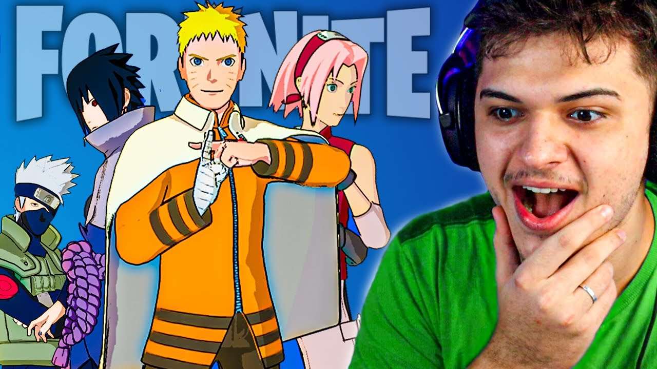 FINALMENTE NARUTO NO FORTNITE! (E NOVA ARMA MITICA!)