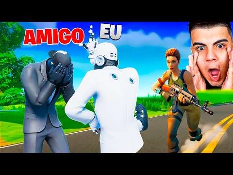 FINGI SER OS CAPANGAS ESPECTRO E SOMBRA NO FORTNITE E TROLLEI GERAL!!