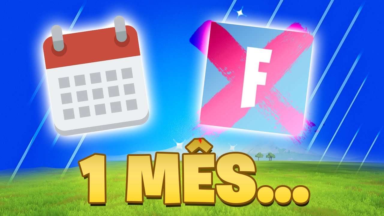 1 MÊS SEM FORTNITE...