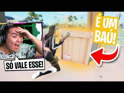 DESAFIO DO BAÚ SECRETO! *sim, tem um baú ali!*| FORTNITE