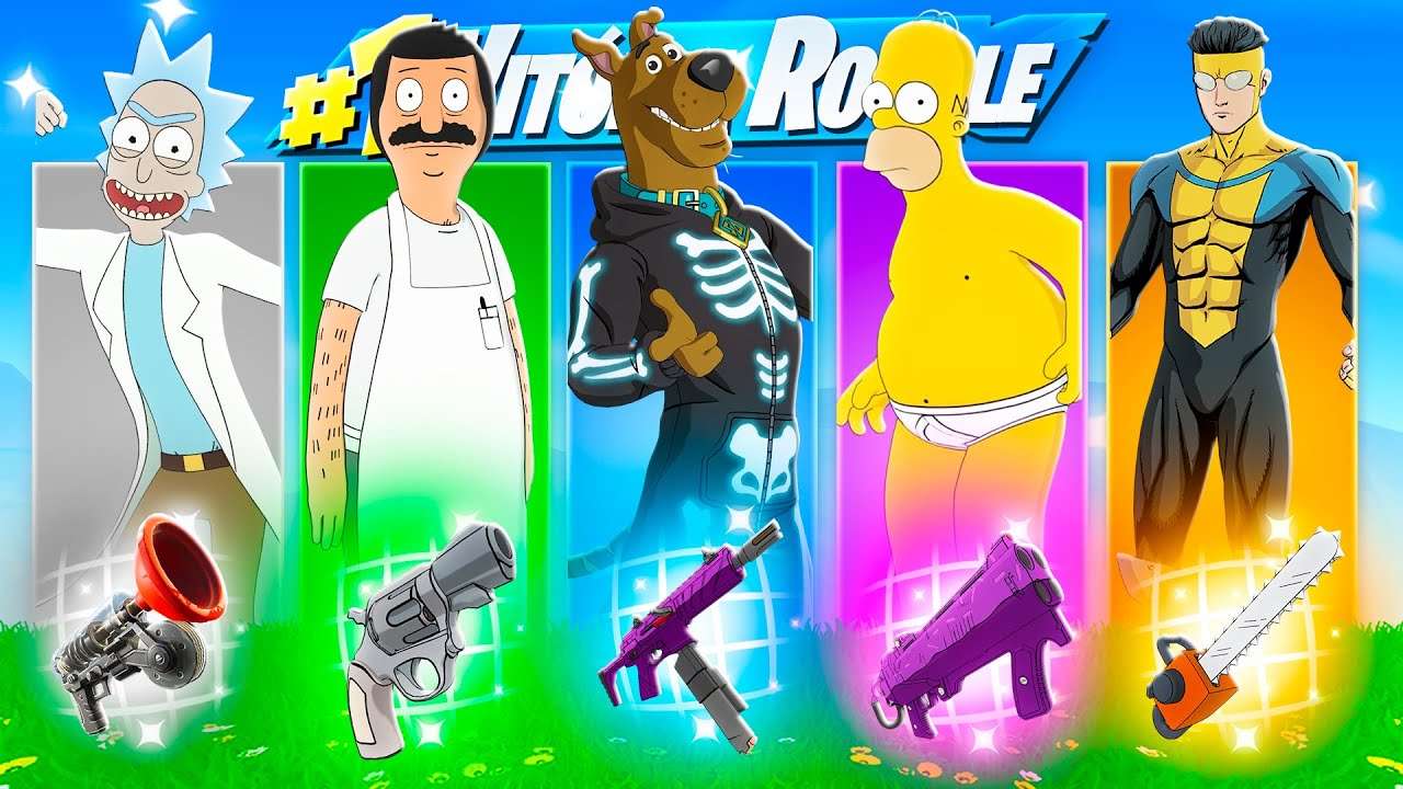 Desafio ALEATÓRIO de DESENHOS no Fortnite!