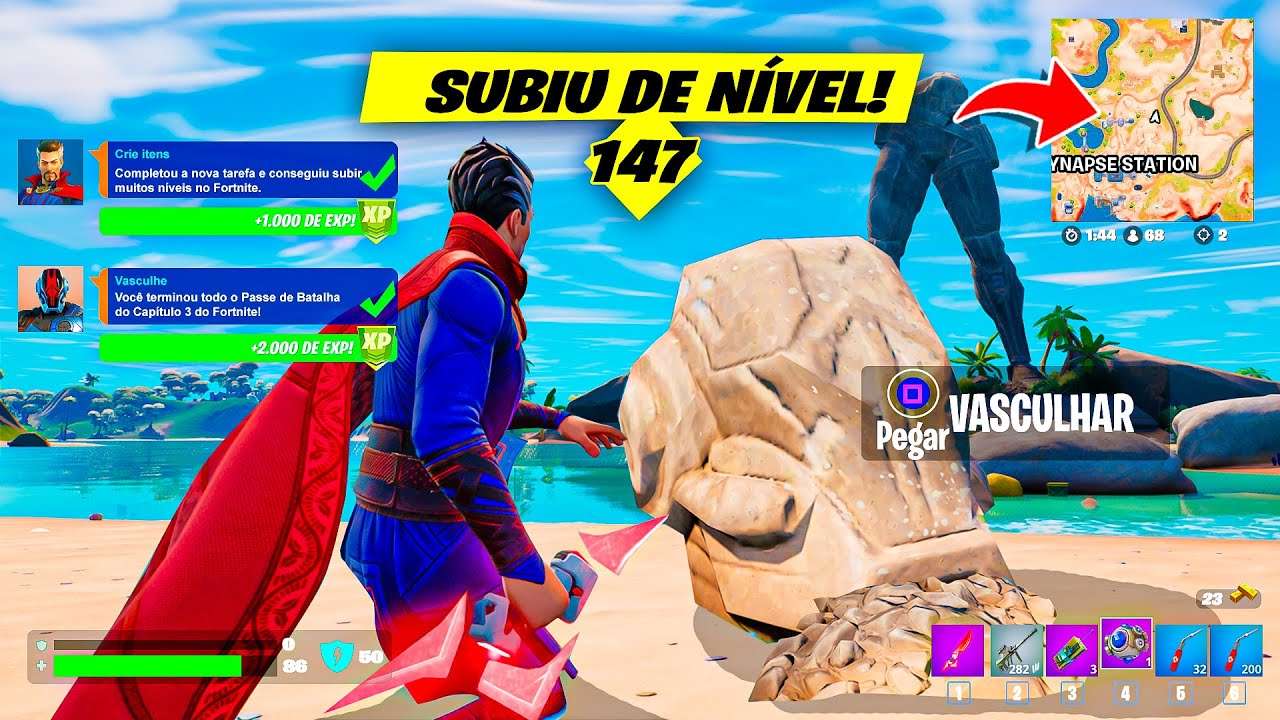 COMO SUBIR RÁPIDO o PASSE de BATALHA do TEMPORADA 2 no FORTNITE | COMO UPAR XP RAPIDO para NIVEL 100