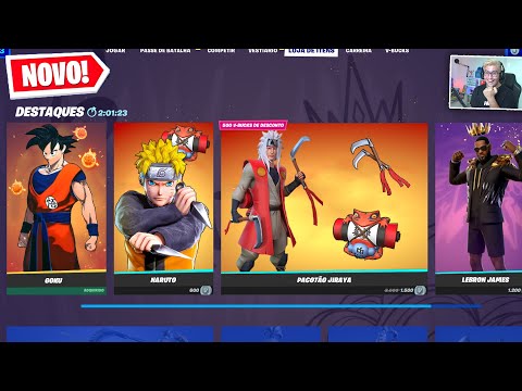 VAZOU! Goku vs Naruto no Fortnite (Epic Games + Shueisha)