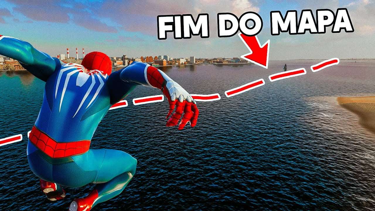 Indo ATÉ o FIM do MAPA de Spider-Man 2