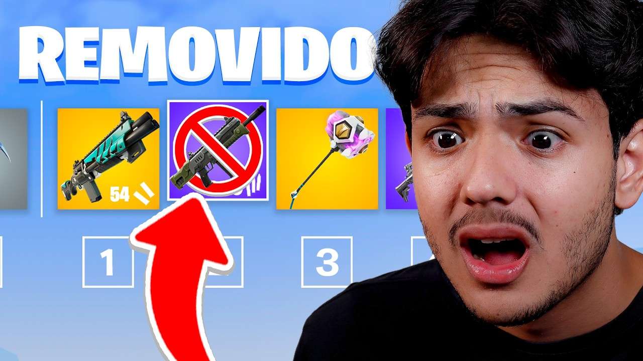 ARMAS REMOVIDAS e NOVAS ARMAS no FORTNITE!