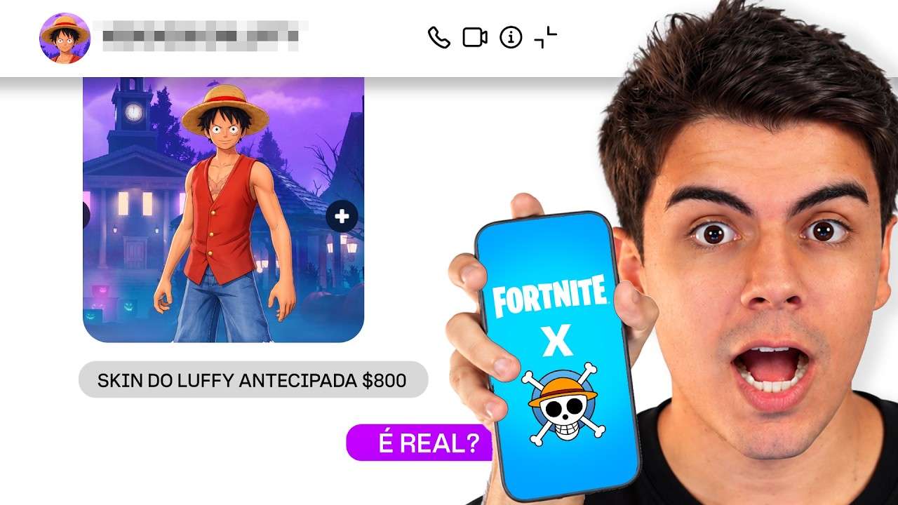 LOJA FAKE DE ONE PIECE X FORTNITE - TROLLANDO SCAMMERS Ep.19
