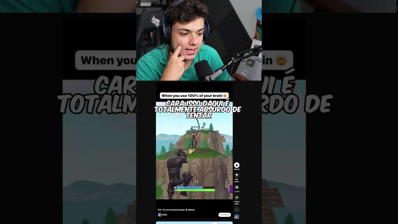 isso que acontece se usar 100% do seu cérebro 🧠