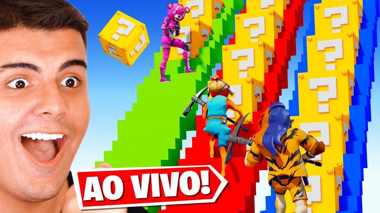 AO VIVO! 🔴 LUCKY BLOCK CHEGOU NO FORTNITE!