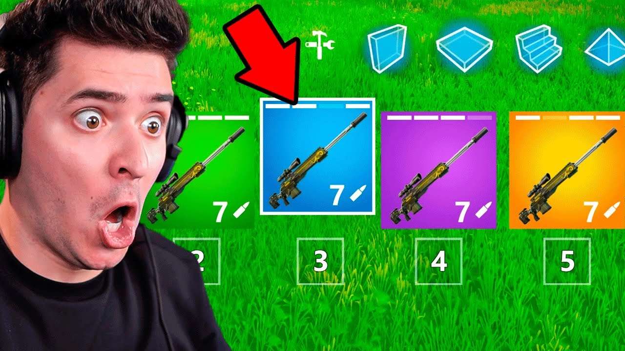 DESAFIO SÓ VALE A NOVA SNIPER DO FORTNITE!