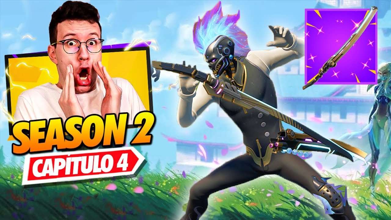 MINHA PRIMEIRA PARTIDA DA TEMPORADA 2 CAPÍTULO 4 - FORTNITE!