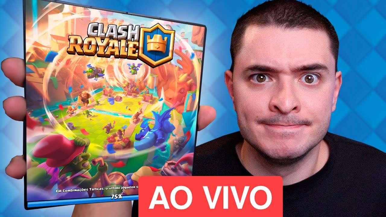 AO VIVO! SUBINDO TROFÉUS NO CLASH ROYALE!