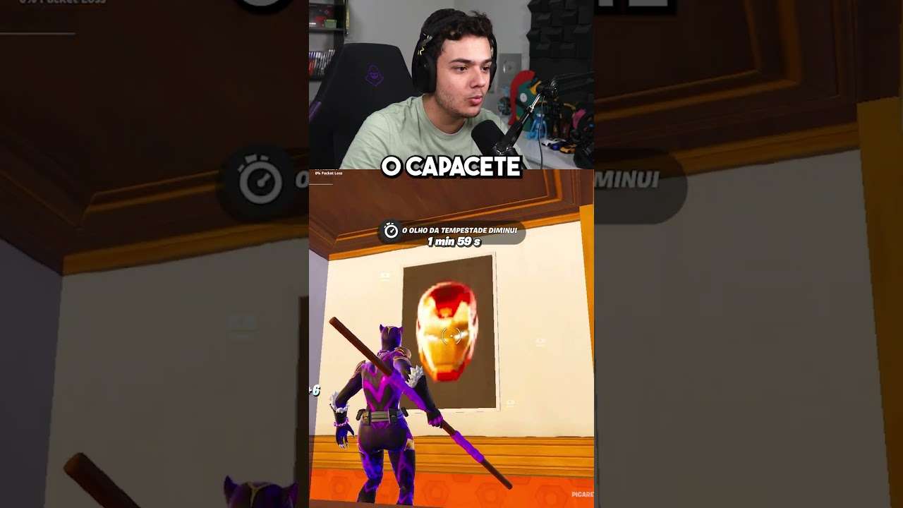 SALA SECRETA HOMEM DE FERRO! #shorts #fortnite #temporada4