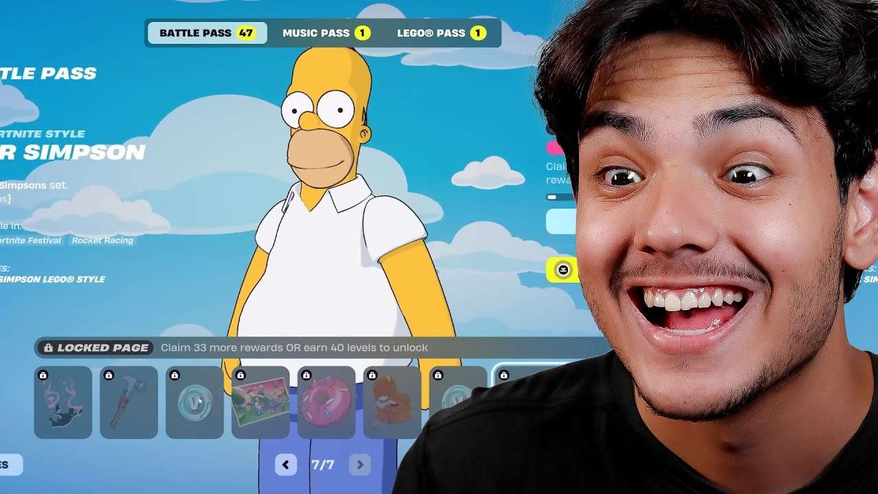 AGORA! TUDO DA TEMPORADA DOS SIMPSONS (MAPA, PASSE DE BATALHA, ITENS E CHEFES)