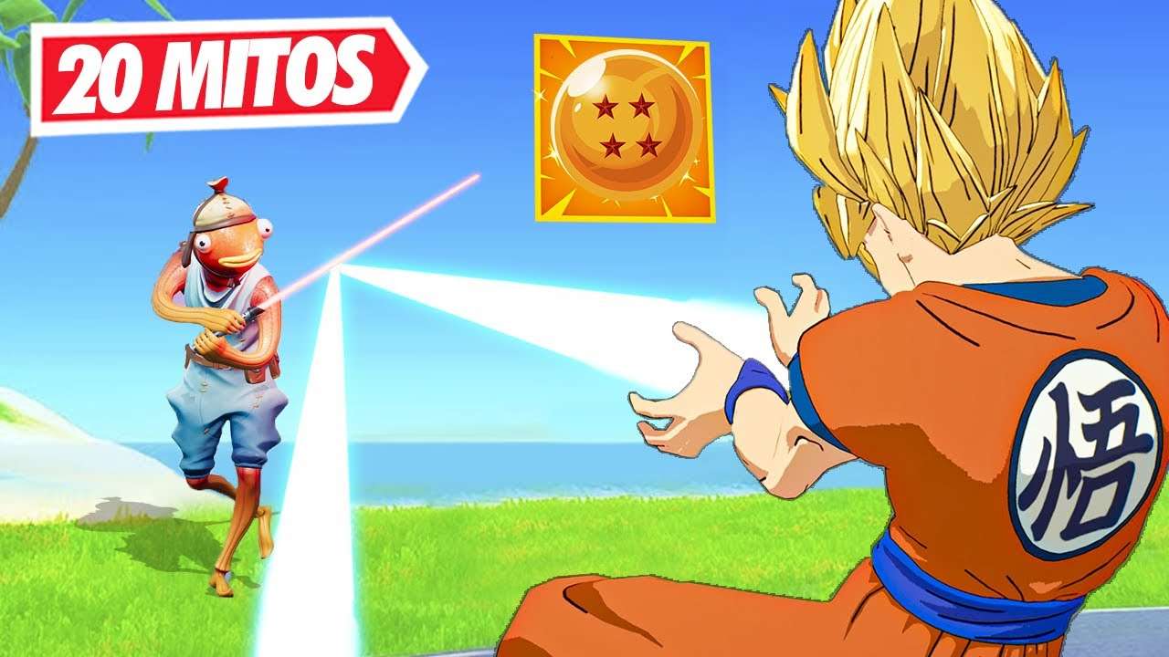 QUEBRAMOS 20 MITOS DO KAMEHAMEHA NO FORTNITE!!