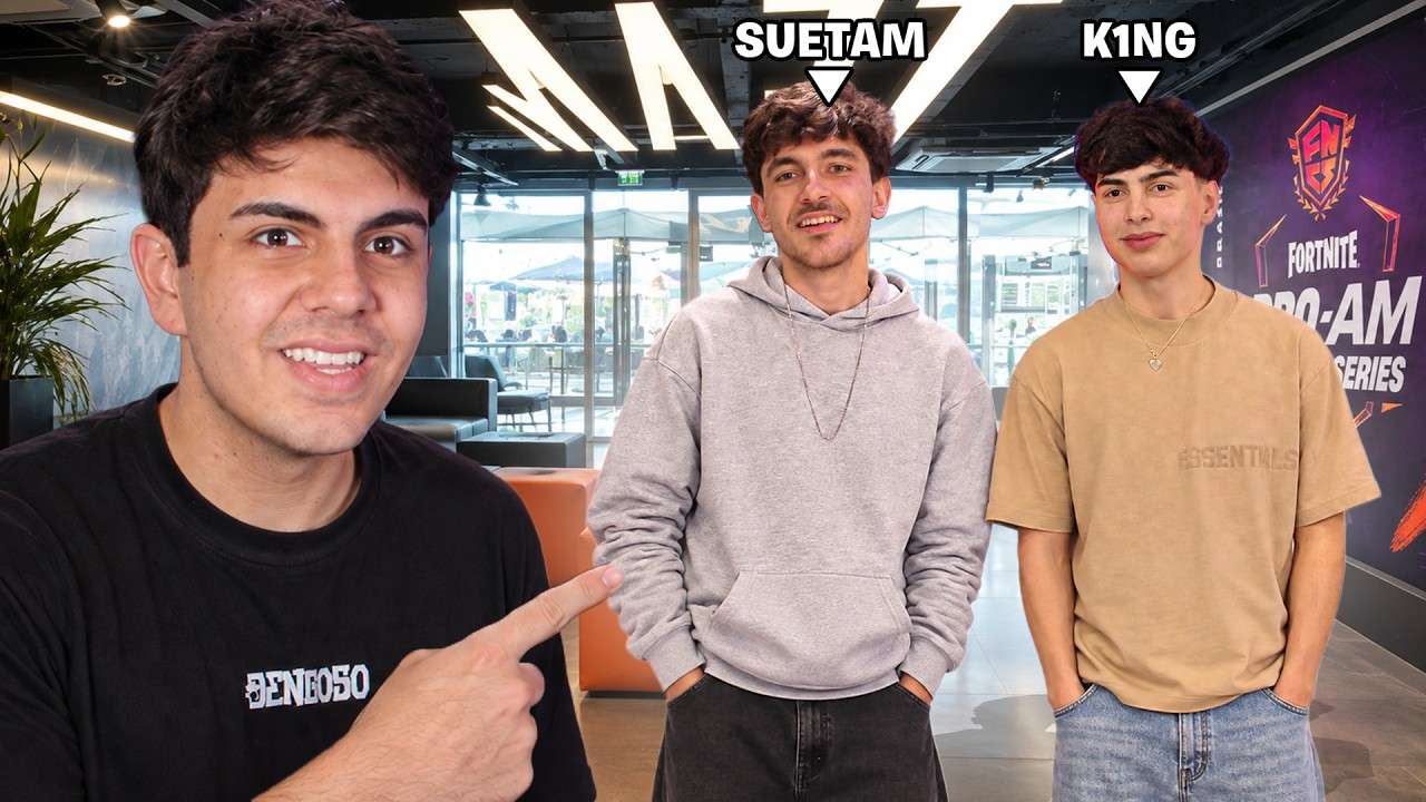 PASSEI UM FINAL DE SEMANA COM OS MELHORES PRO PLAYERS DE FORTNITE! (PRO-AM)