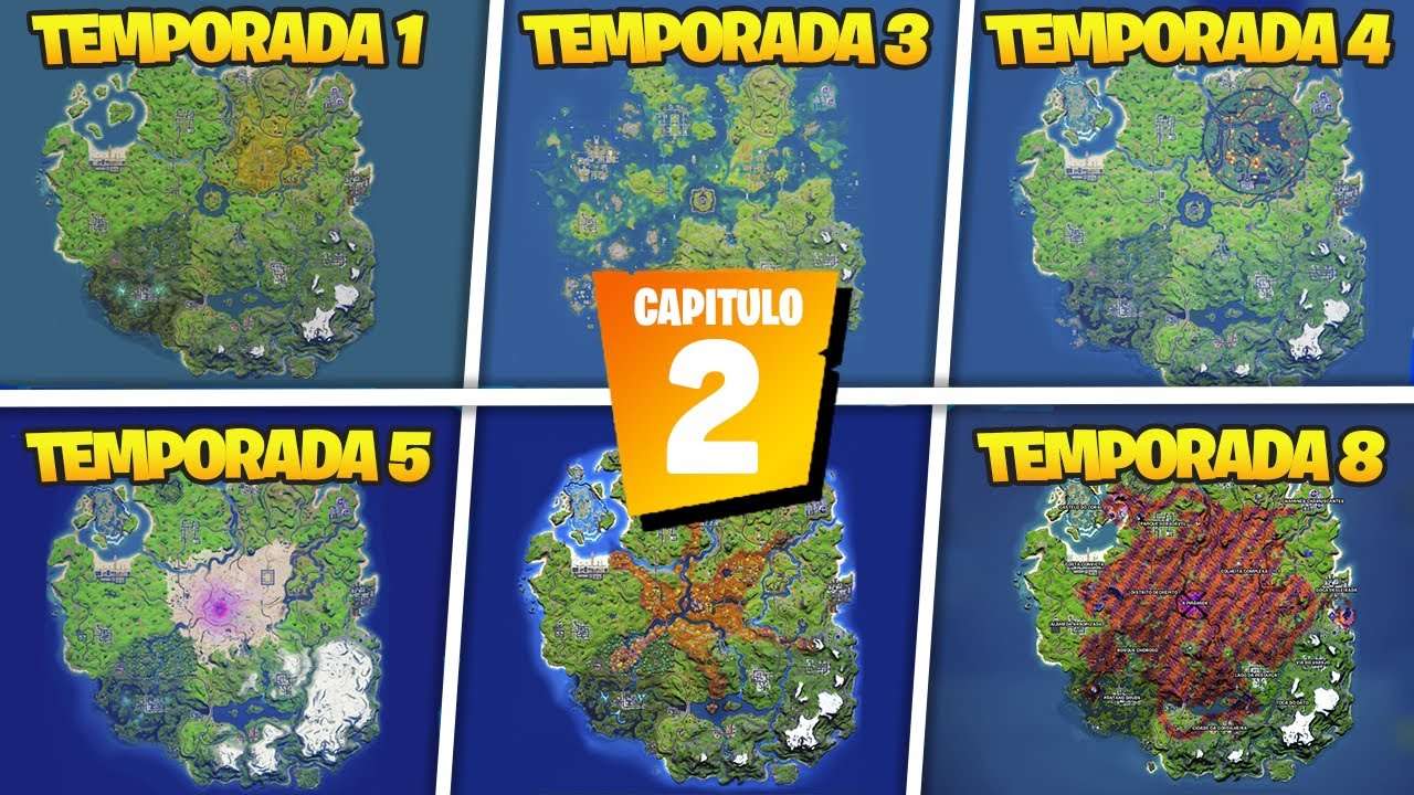 *TODAS* AS MUDANÇAS DO MAPA DO CAPÍTULO 2 - FORTNITE