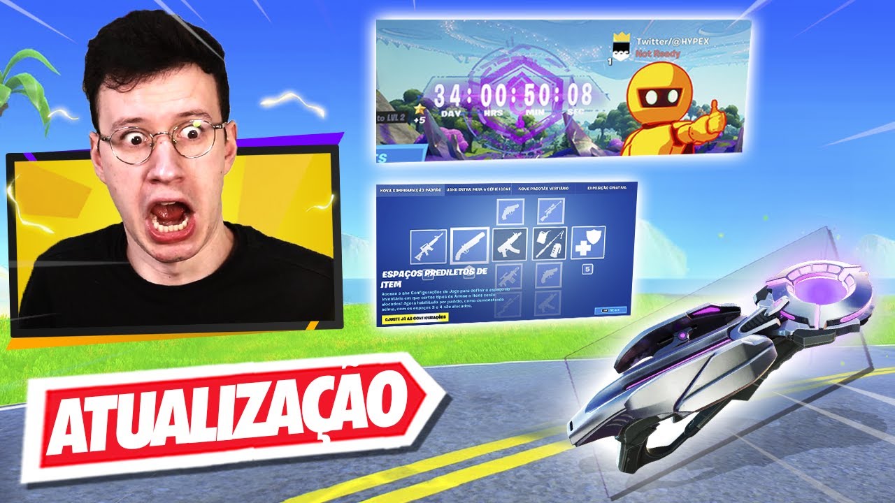 TUDO QUE VC NÃO REPAROU DA NOVA ATUALIZAÇÃO DO FORTNITE!!