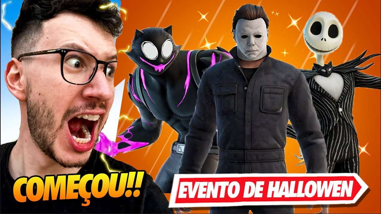 COMEÇOU EVENTO DE HALLOWEEN NO FORTNITE!!