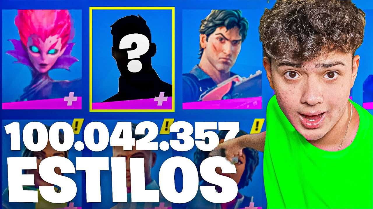 Essa SKIN da COPA do MUNDO tem ESTILOS INFINITO dentro do FORTNITE