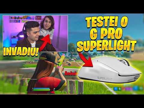 O PULGA INVADIU MEU VIDEO TESTANDO O G PRO SUPERLIGHT!