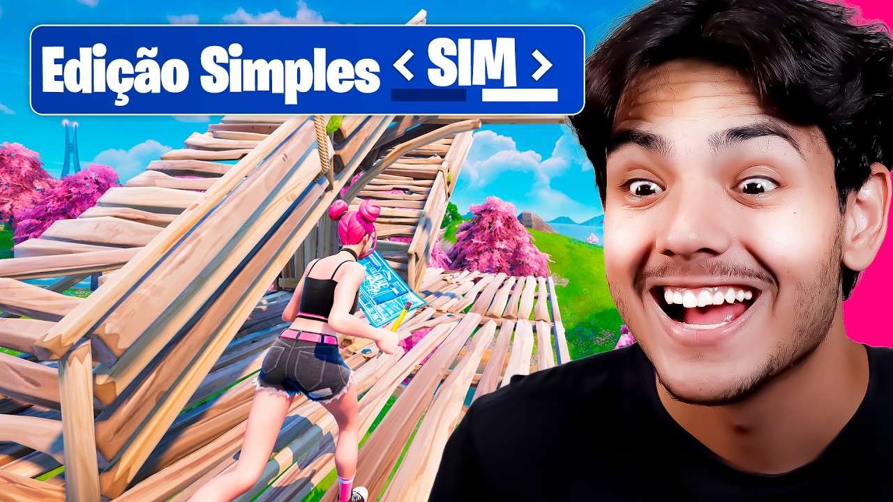 Eu Tentei EDIÇÃO SIMPLES no Fortnite (Capítulo 6)