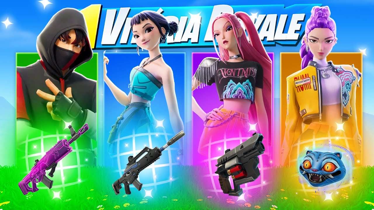 DESAFIO DO K-POP ALEATÓRIO NO FORTNITE *IMPOSSÍVEL*