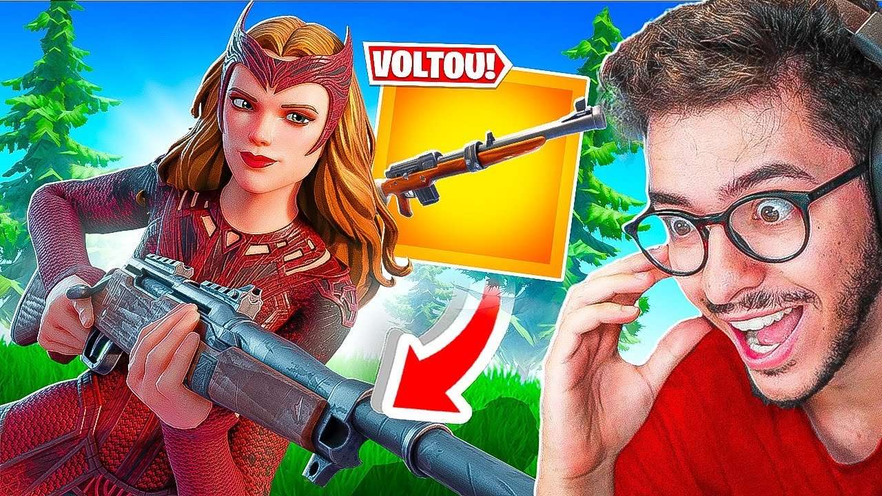 O RIFLE DE CAÇA VOLTOU AO FORTNITE!!