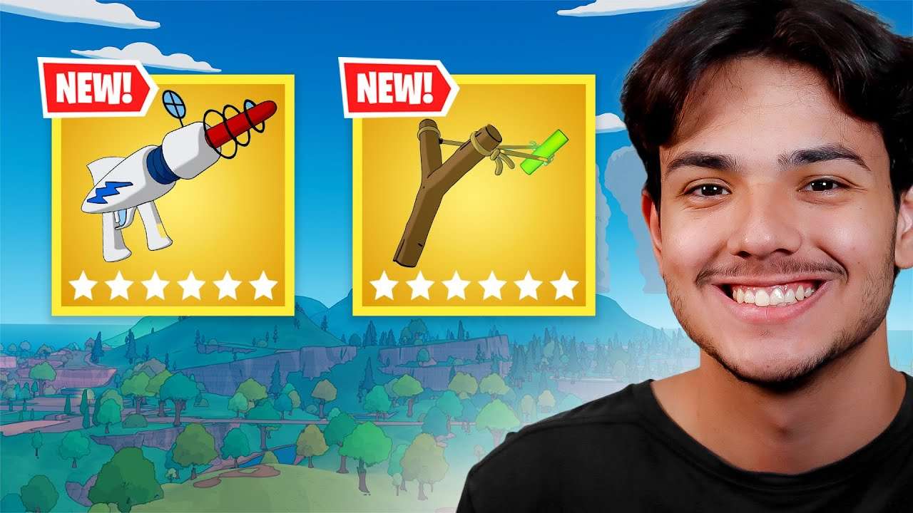 Novas ARMAS dos SIMPSONS no Fortnite