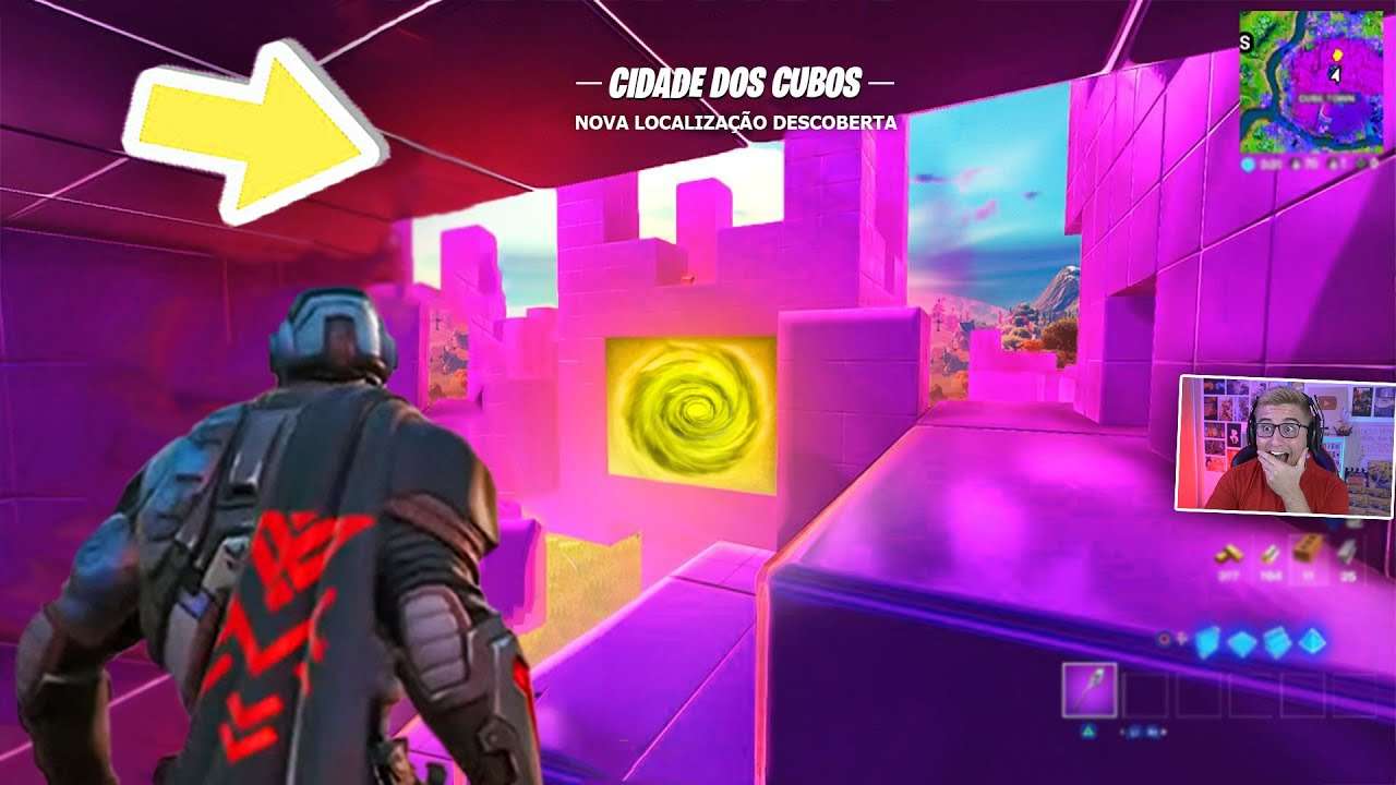 A Cidade dos Cubos CHEGOU na Nova Atualização Secreta Fortnite
