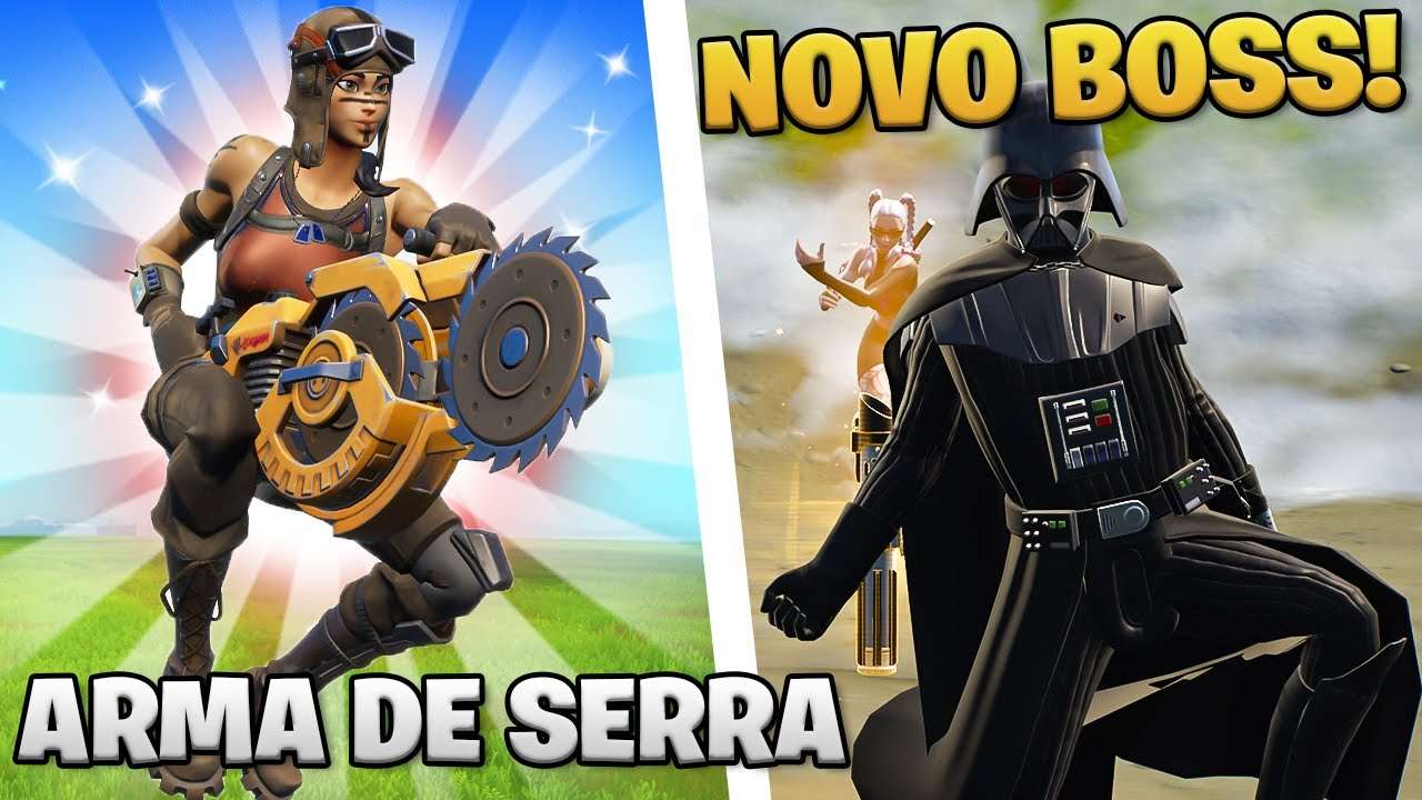 *NOVO* UPDATE: BOSS DARTH VADER + ITEM DE SERRA - FORTNITE!!