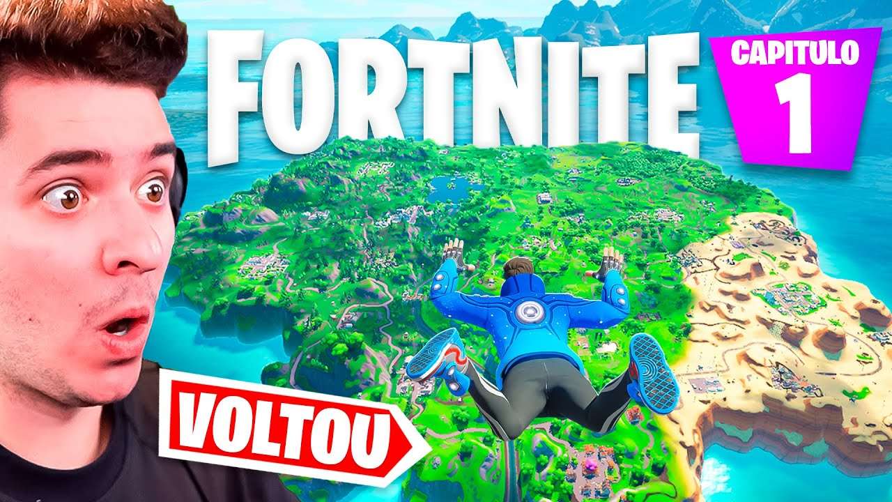 A VOLTA DO MAPA DO CAPITULO 1 NO FORTNITE!