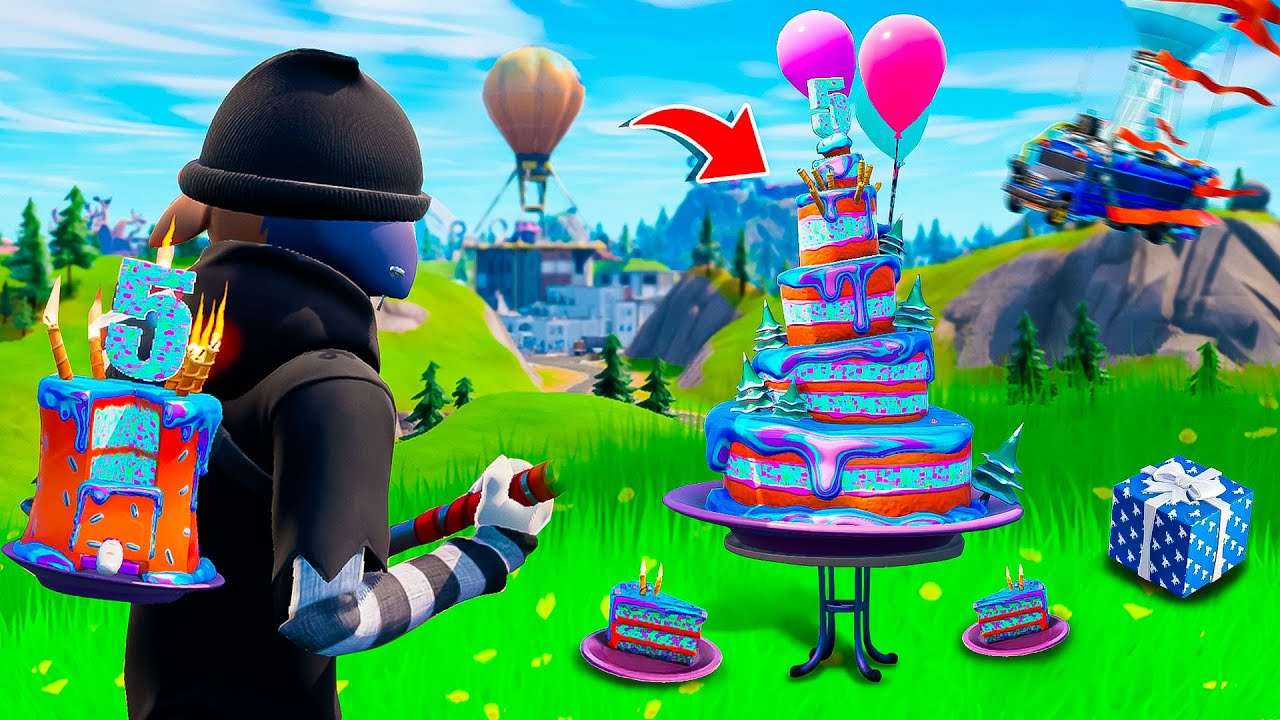 RECOMPENSAS GRÁTIS  e ITENS no Aniversário do Fortnite de 5 Anos...