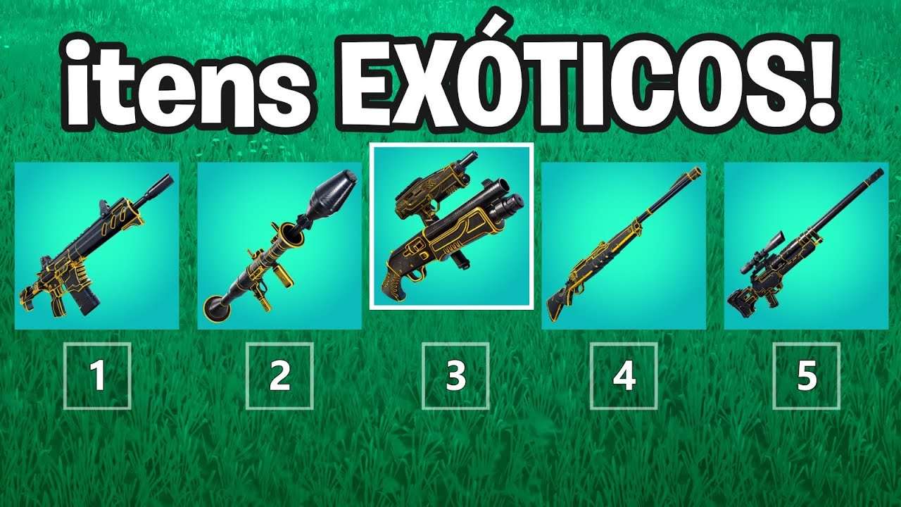 ITENS EXÓTICOS! NOVA ATUALIZAÇÃO MUDOU TUDO NO FORTNITE!