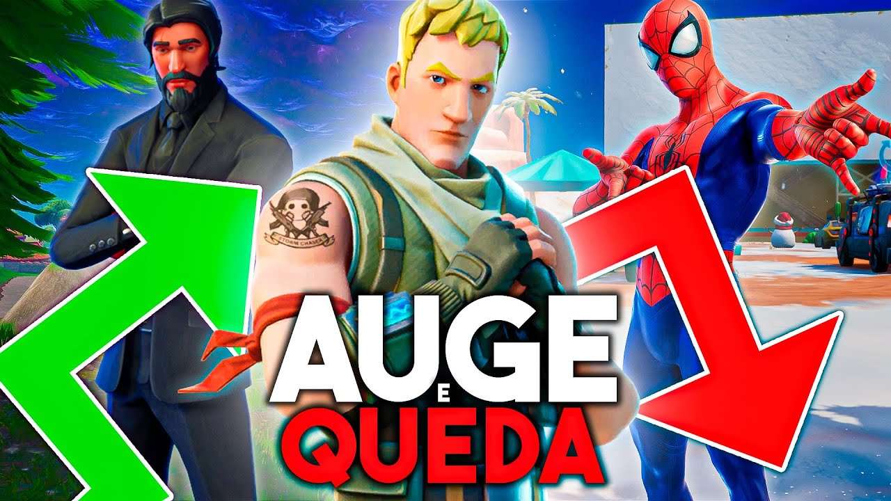 AUGE e a QUEDA de FORTNITE