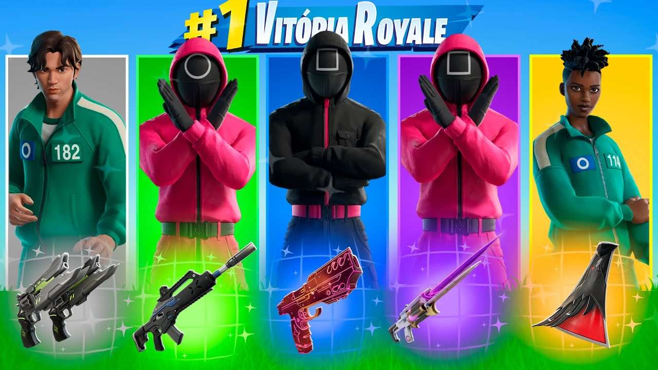 DESAFIO DO ROUND 6 ALEATÓRIO NO FORTNITE