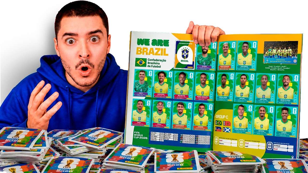 COMPLETEI O NOVO ALBUM DA COPA EM 24 HORAS? COPA 2026!